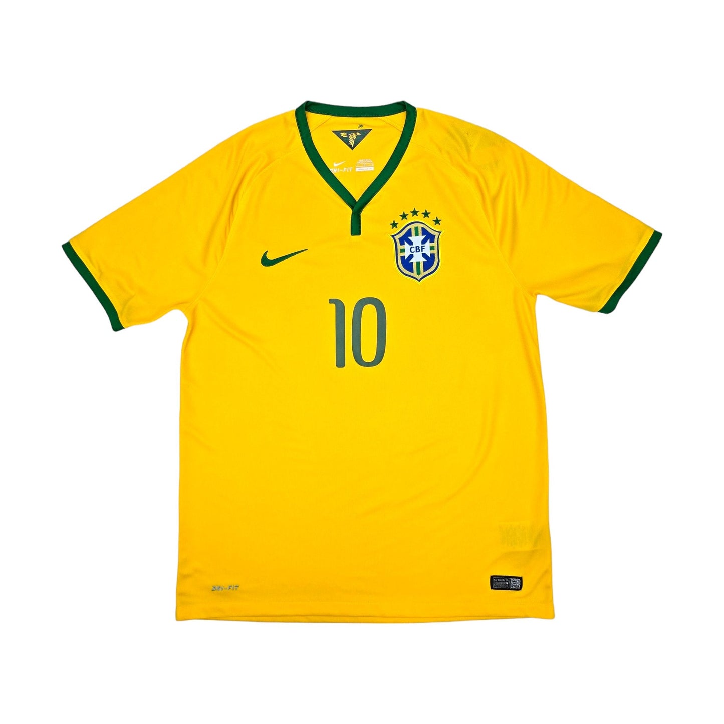 2014/15 Brazil Home Football Shirt (L) Nike #10 Neymar Jr