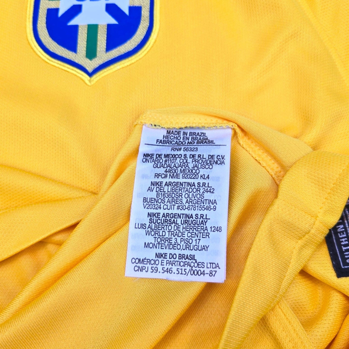 2014/15 Brazil Home Football Shirt (L) Nike #10 Neymar Jr