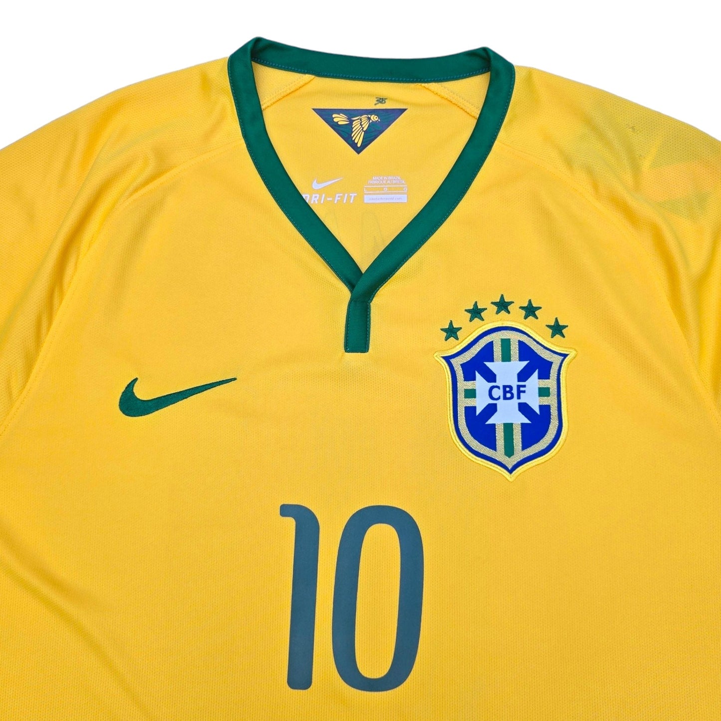 2014/15 Brazil Home Football Shirt (L) Nike #10 Neymar Jr