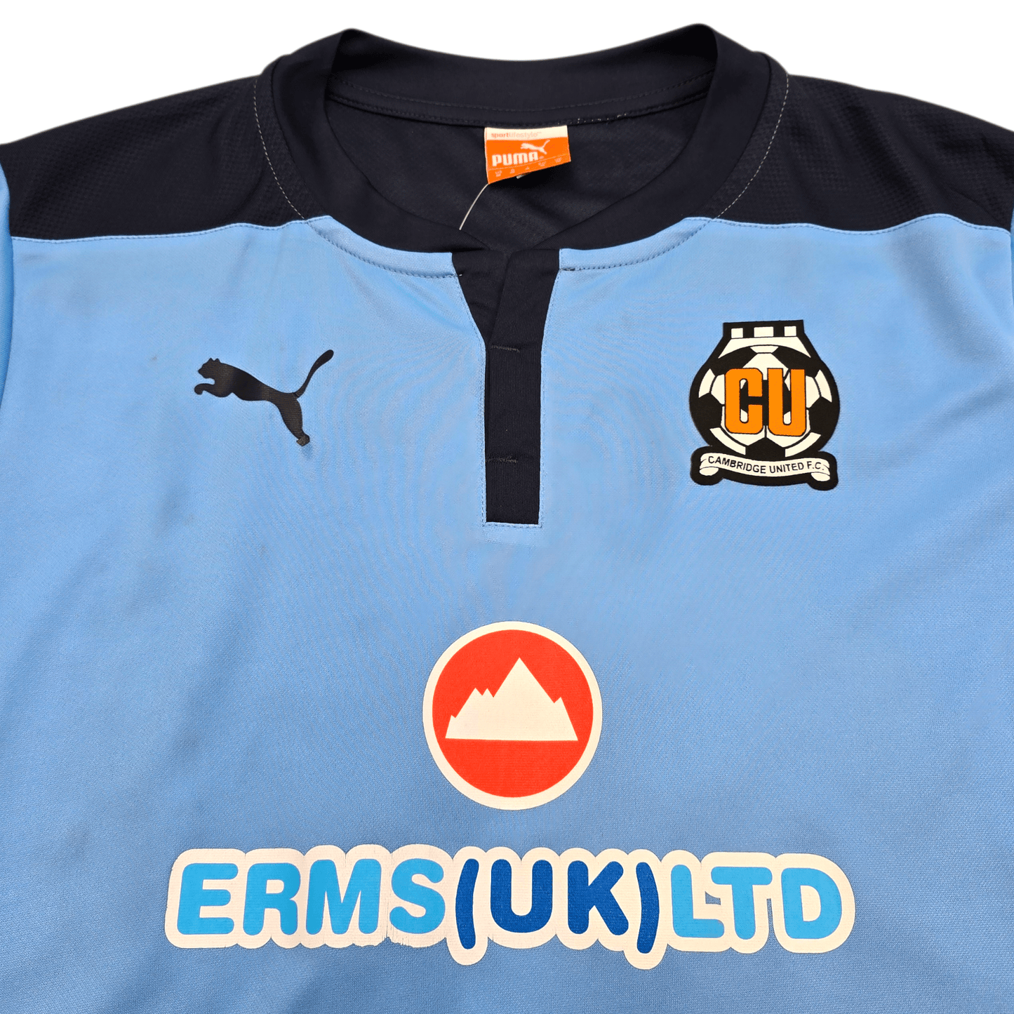 2014/15 Cambridge United Away Football Shirt (M) Puma #20 McGeehan (Matchworn)