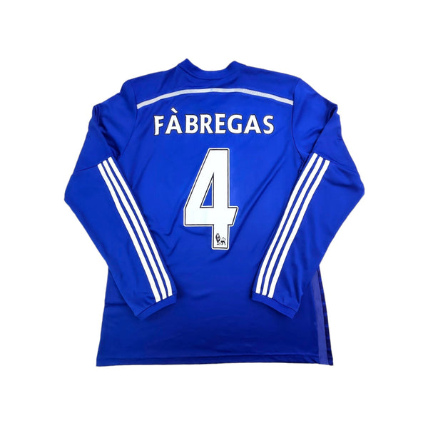 2014/15 Chelsea Home Football Shirt (M) Adidas #4 Fabregas