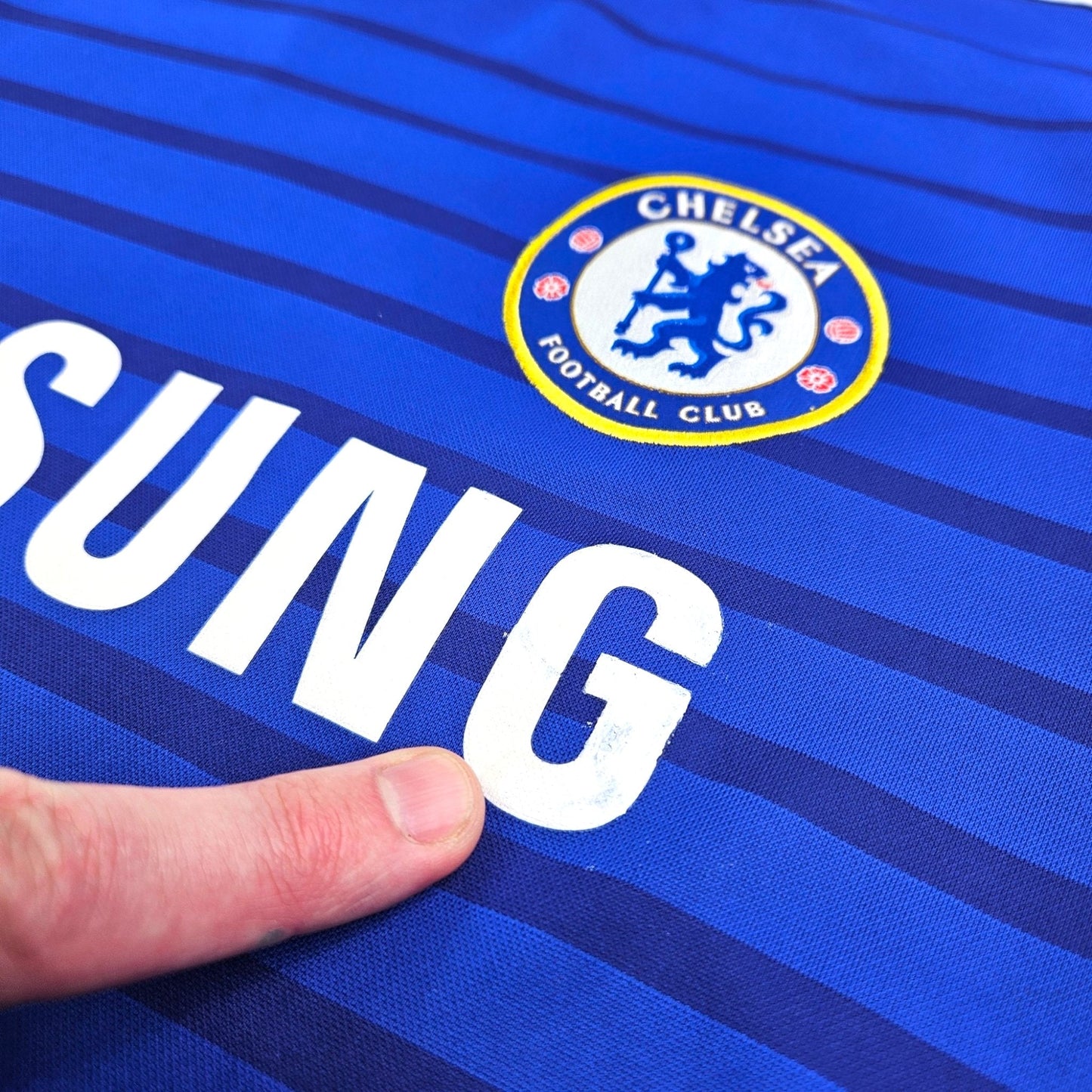 2014/15 Chelsea Home Football Shirt (M) Adidas #4 Fabregas