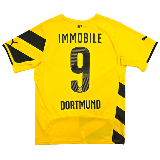 2014/15 Dortmund Home Football Shirt (M) Puma #9 Immobile