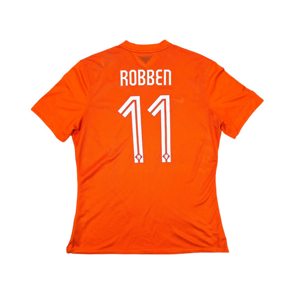 2014/15 Holland Home Football Shirt (XL) Nike #11 Robben (Player Version)