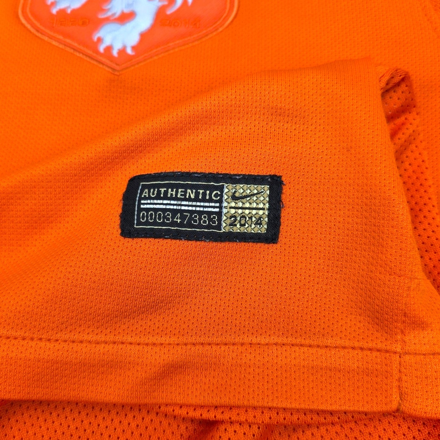 2014/15 Holland Home Football Shirt (XL) Nike #11 Robben (Player Version)