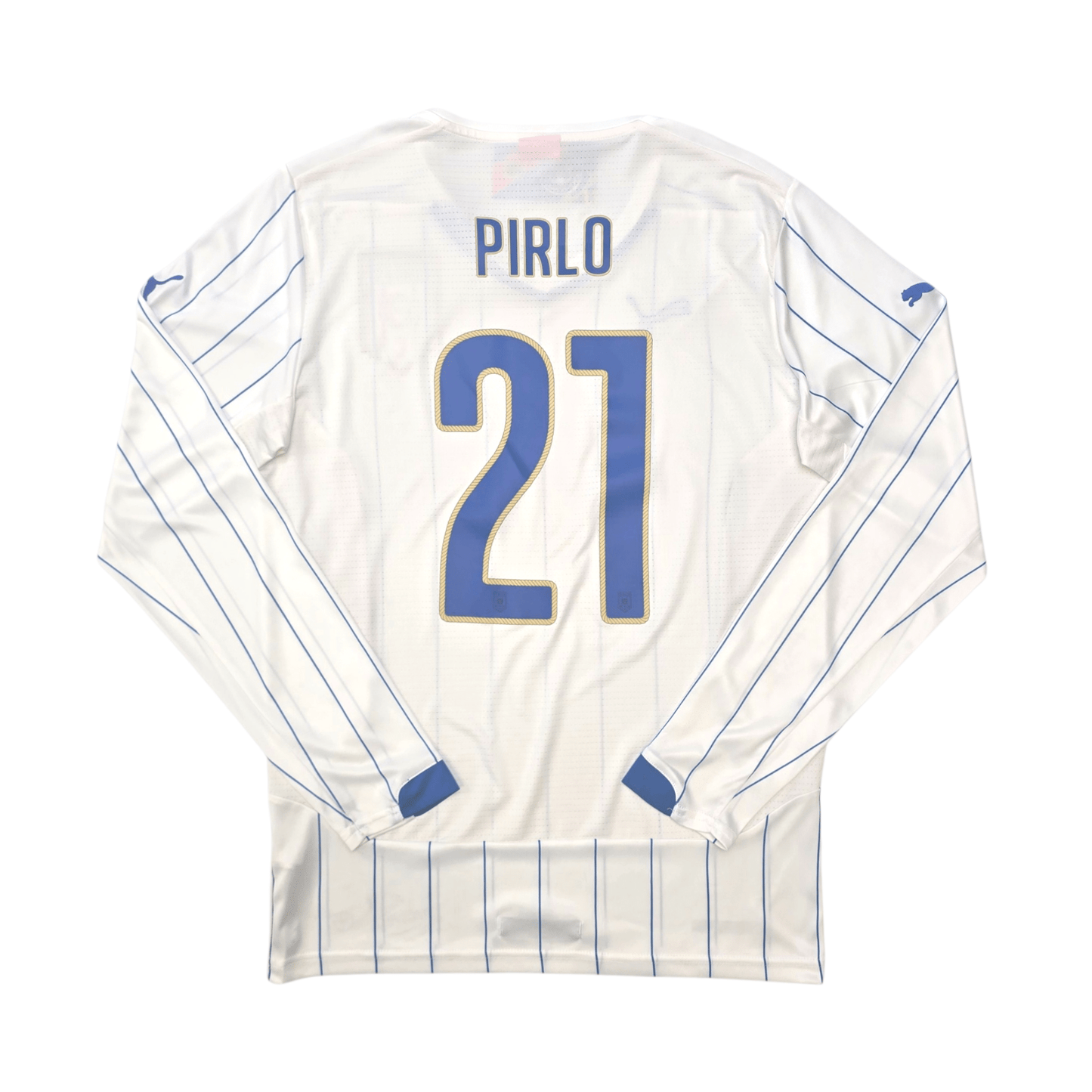 2014/15 Italy Away Football Shirt (M) Puma #21 Pirlo