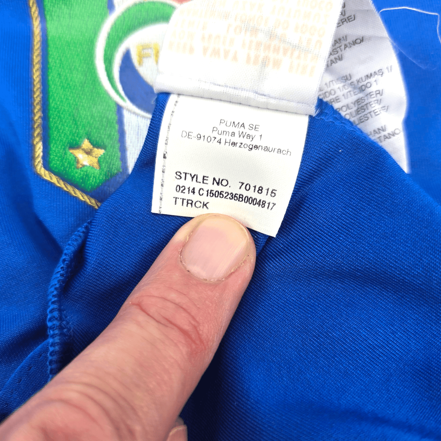 2014/15 Italy Home Football Shirt (L) Puma #9 Balotelli