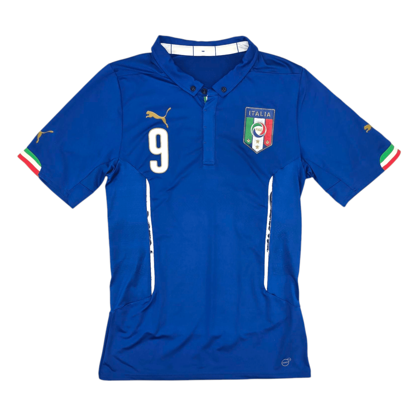 2014/15 Italy Home Football Shirt (L) Puma #9 Balotelli