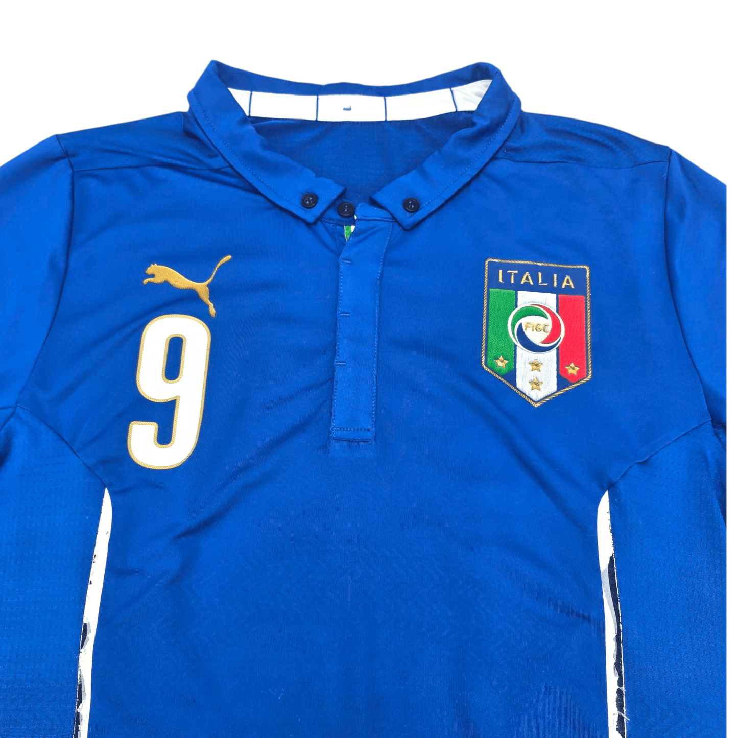 2014/15 Italy Home Football Shirt (L) Puma #9 Balotelli