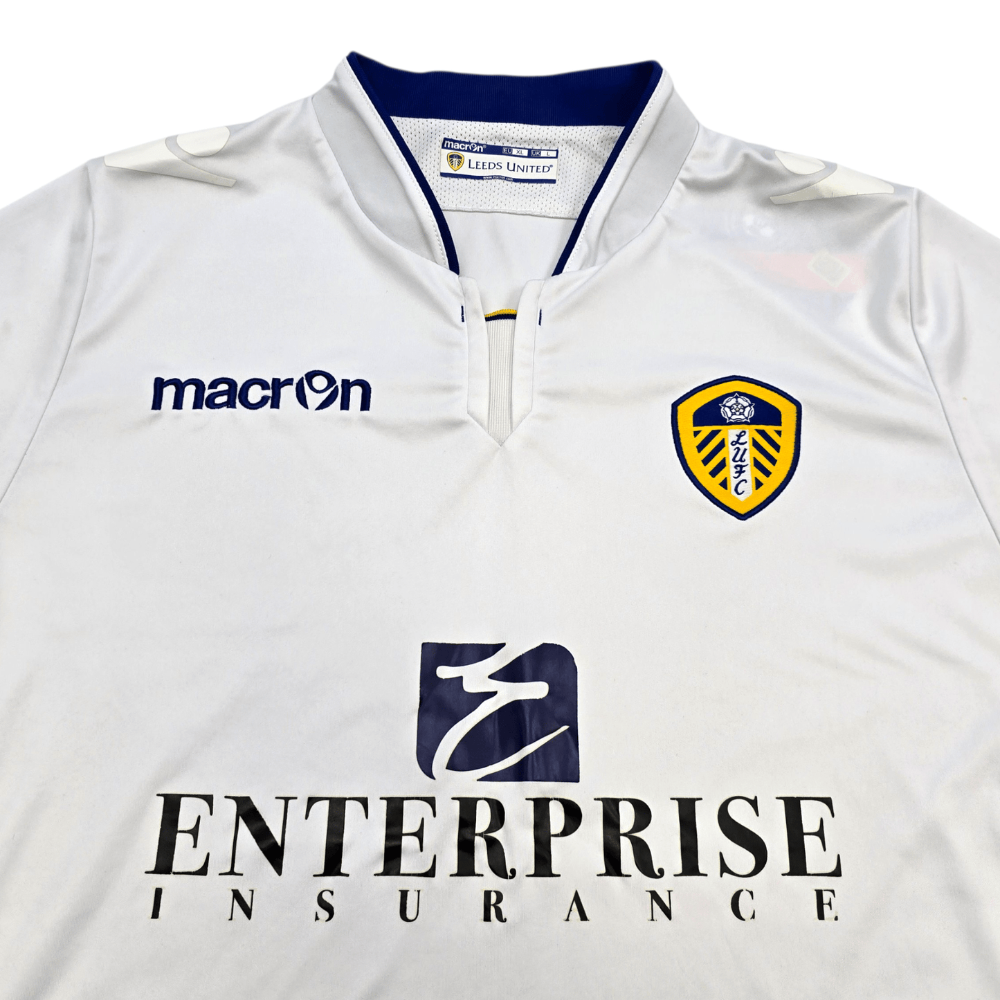 2014/15 Leeds United Home Football Shirt (L) Macron