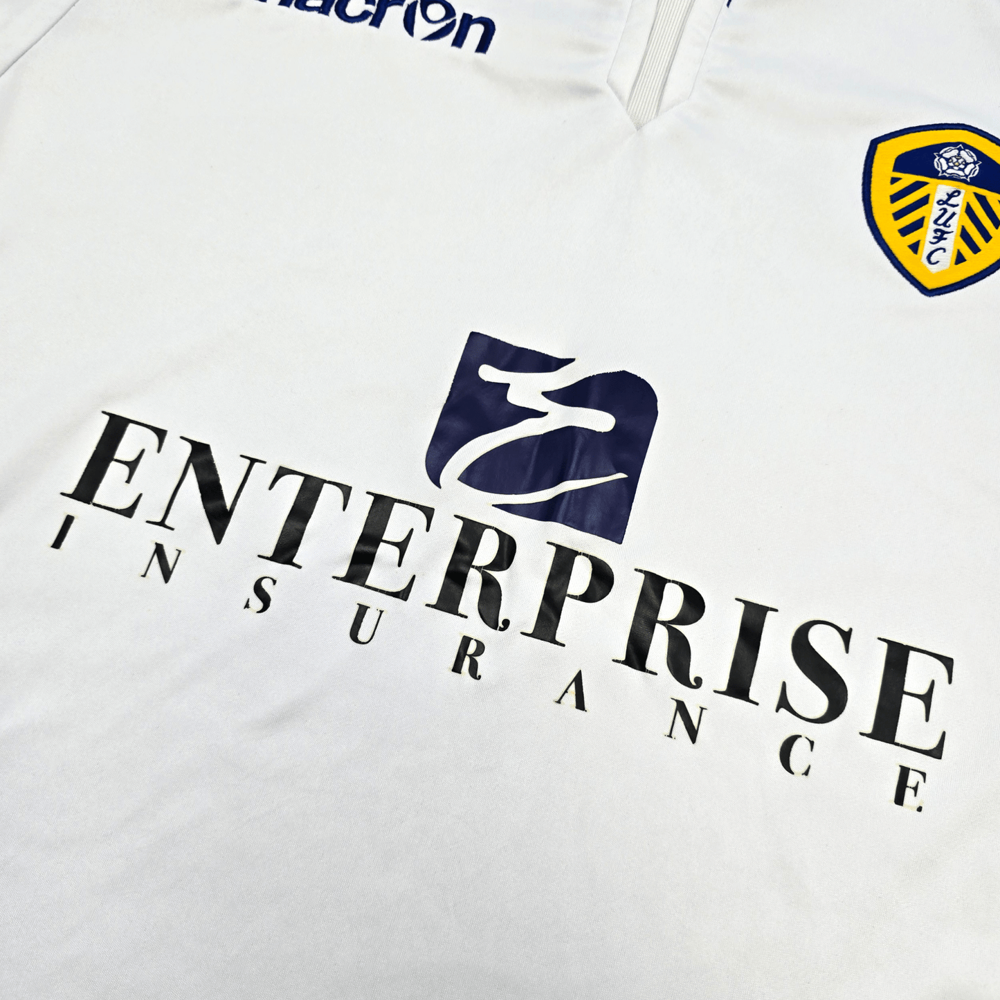 2014/15 Leeds United Home Football Shirt (L) Macron