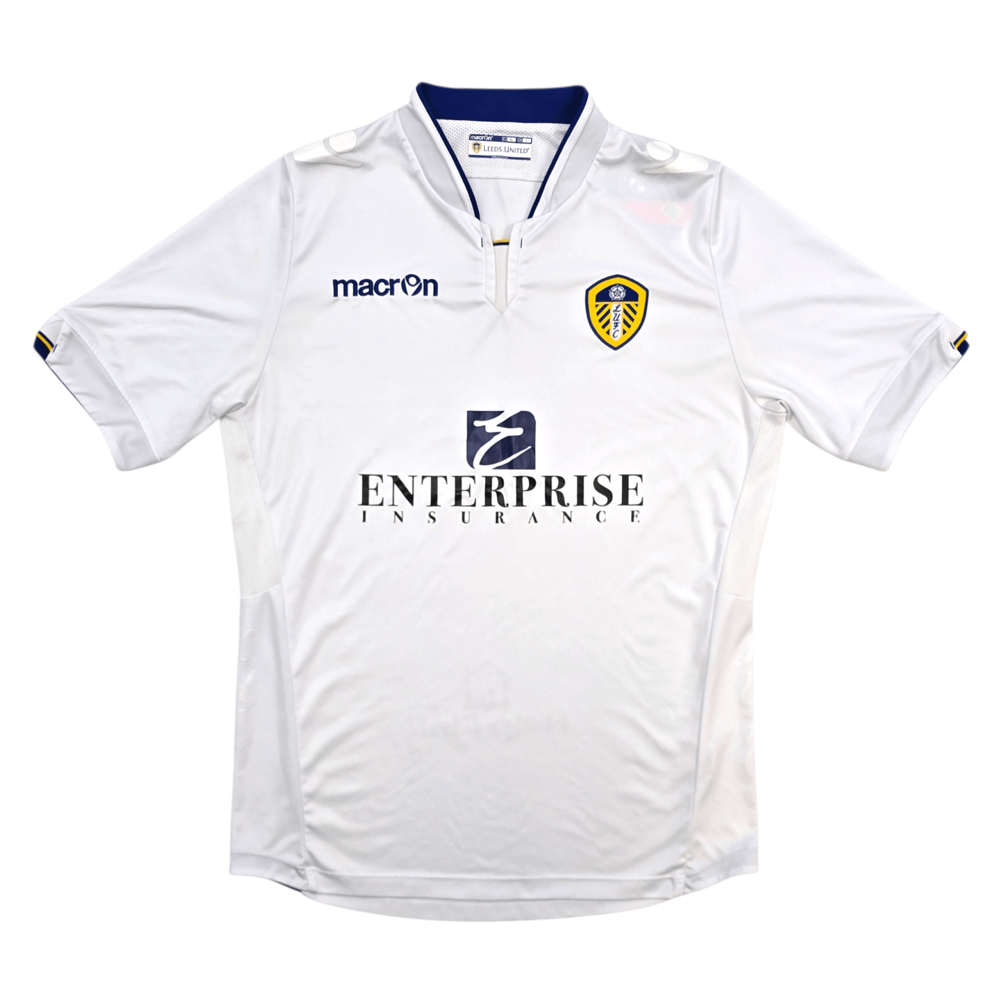 2014/15 Leeds United Home Football Shirt (L) Macron