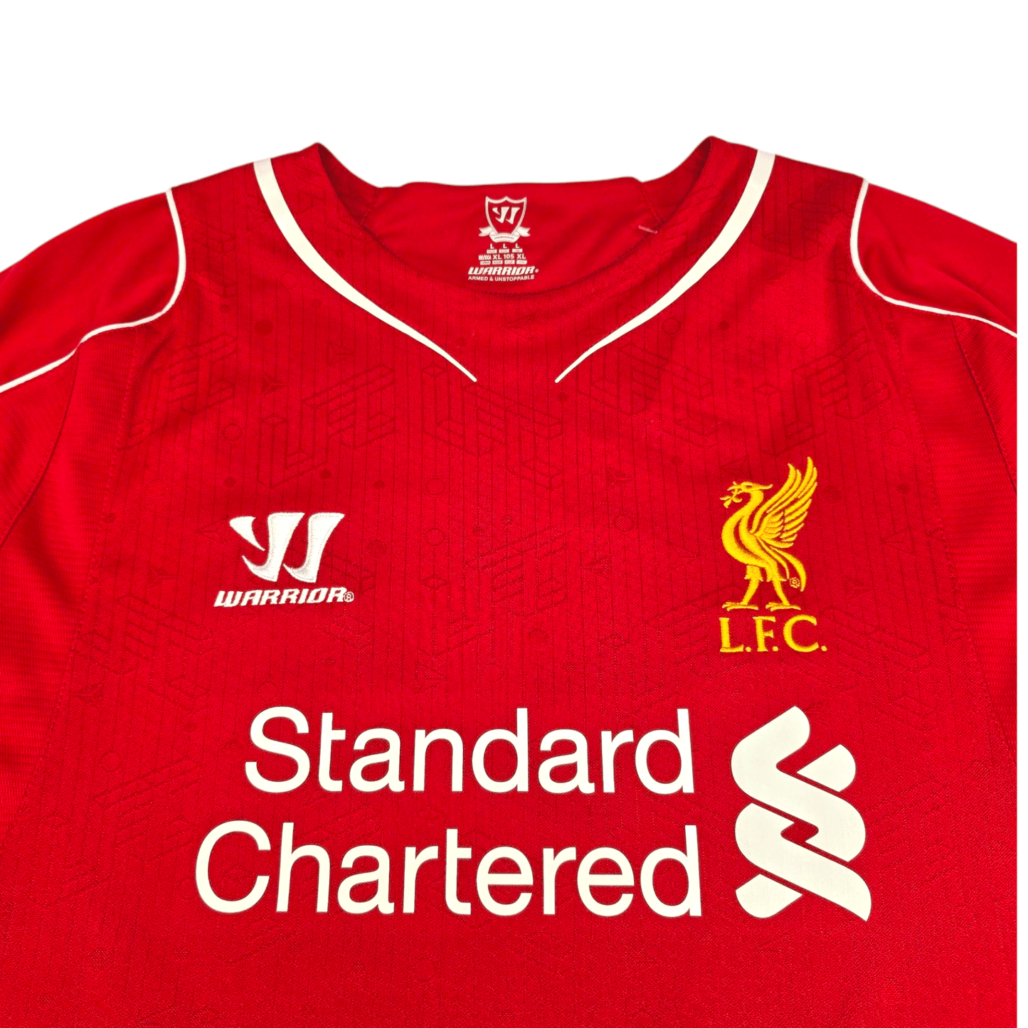 2014/15 Liverpool Home Football Shirt (L) Warrior #8 Gerrard