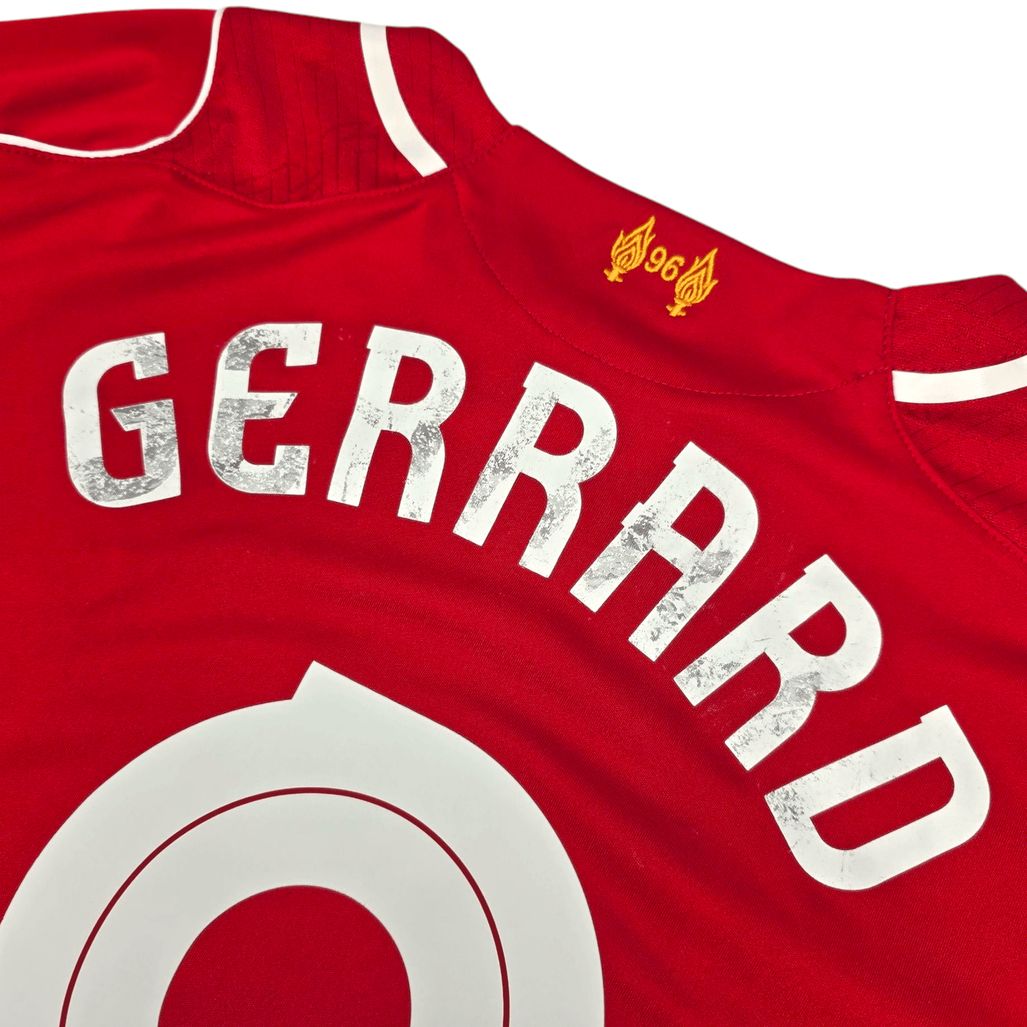 2014/15 Liverpool Home Football Shirt (L) Warrior #8 Gerrard