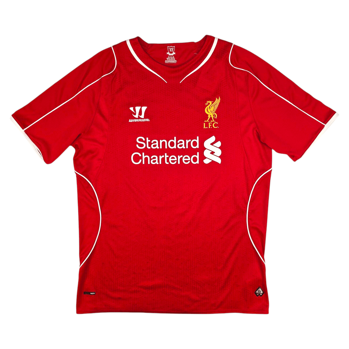 2014/15 Liverpool Home Football Shirt (L) Warrior #8 Gerrard