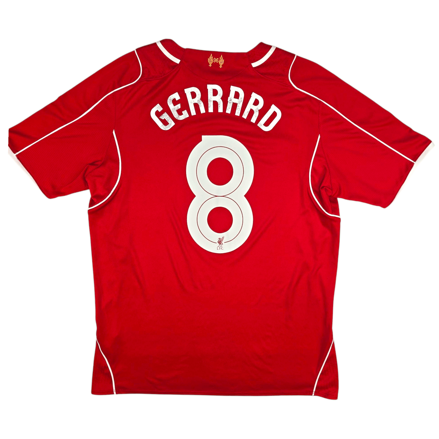2014/15 Liverpool Home Football Shirt (L) Warrior #8 Gerrard