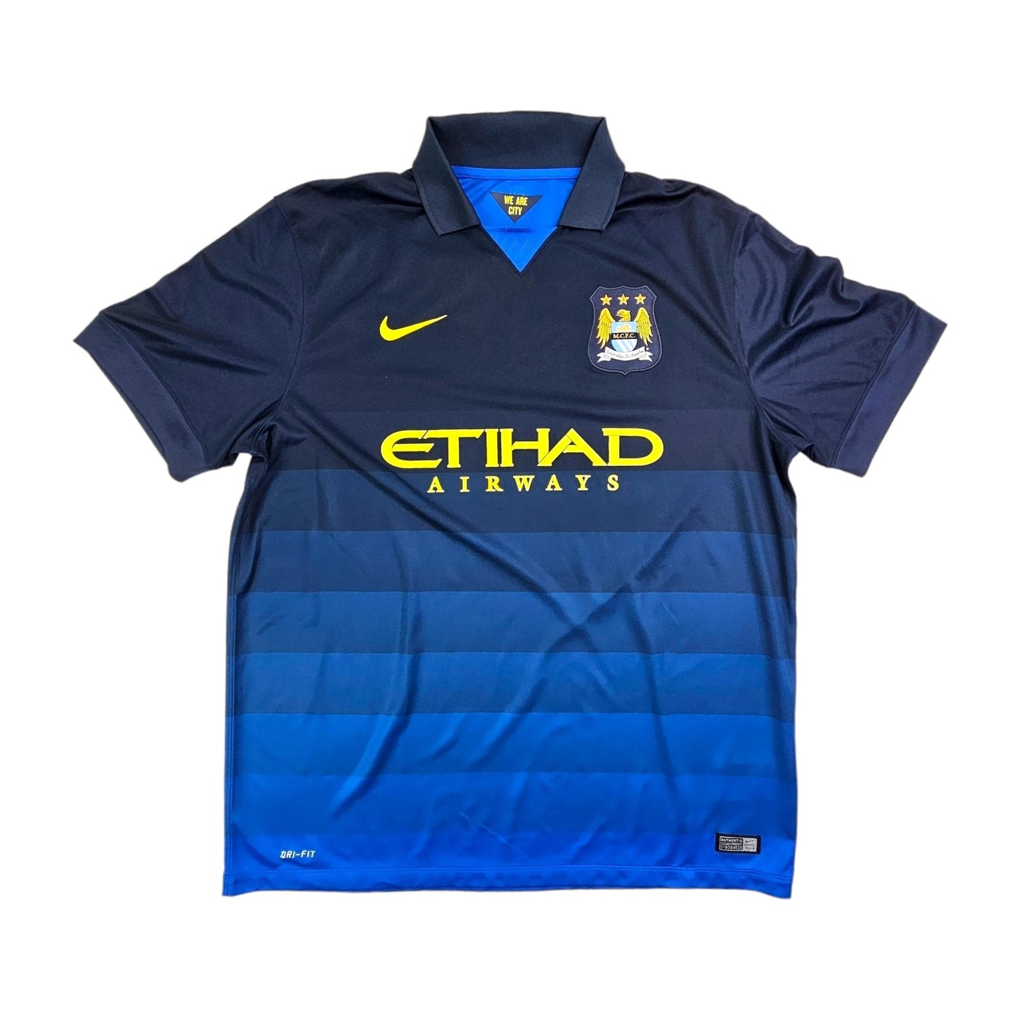 2014/15 Manchester City Away Football Shirt (XL) Nike #16 Aguero