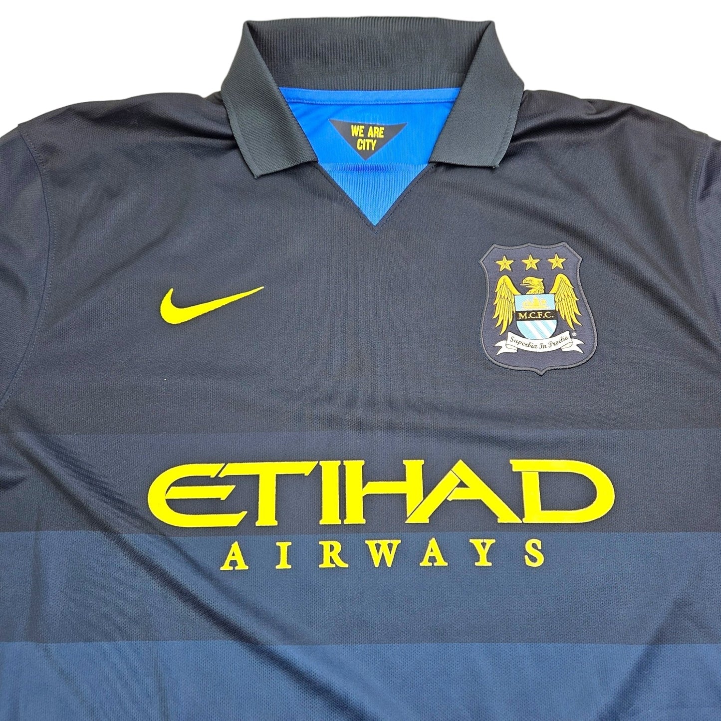 2014/15 Manchester City Away Football Shirt (XL) Nike #16 Aguero