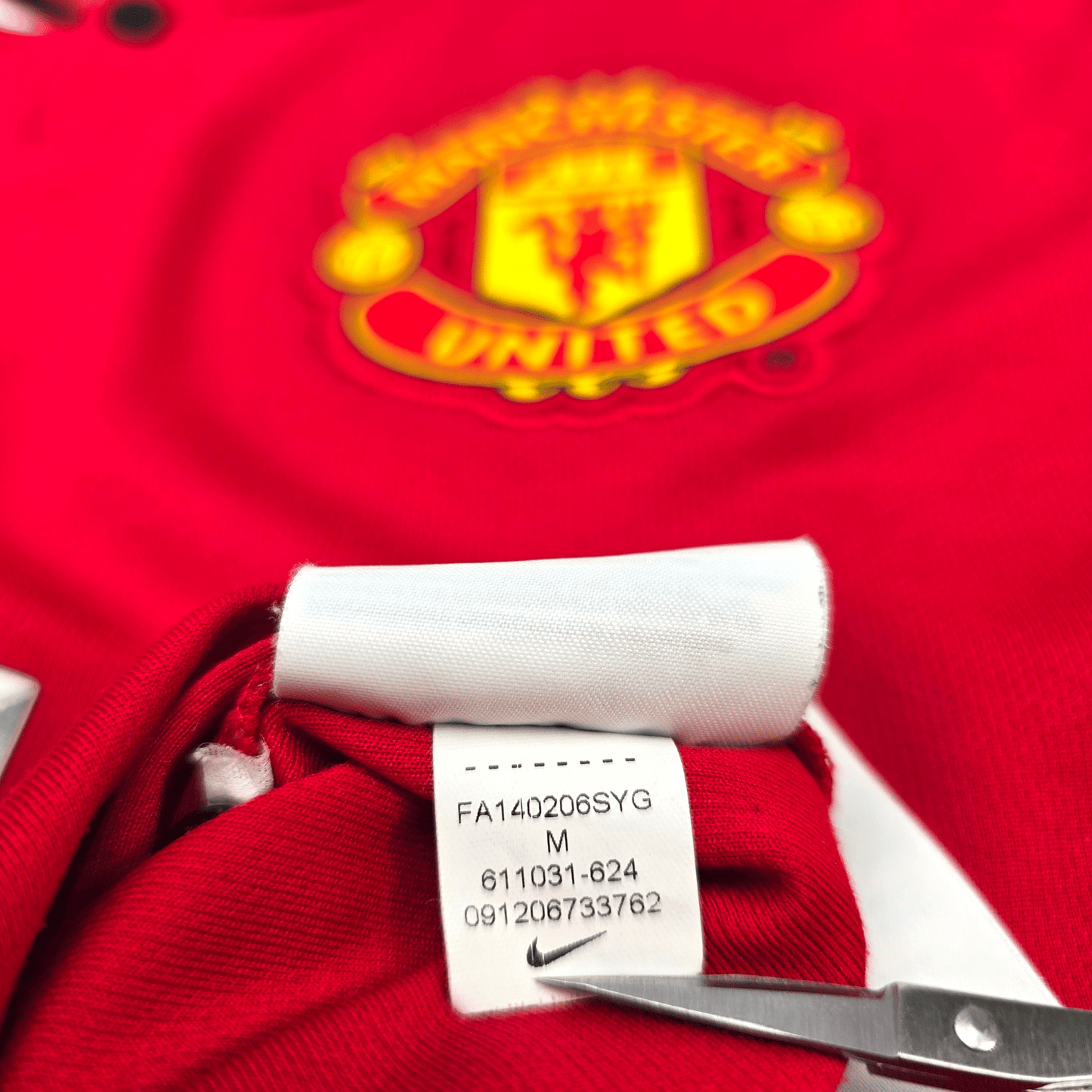 2014/15 Manchester United Home Football Shirt (M) Nike #10 Rooney