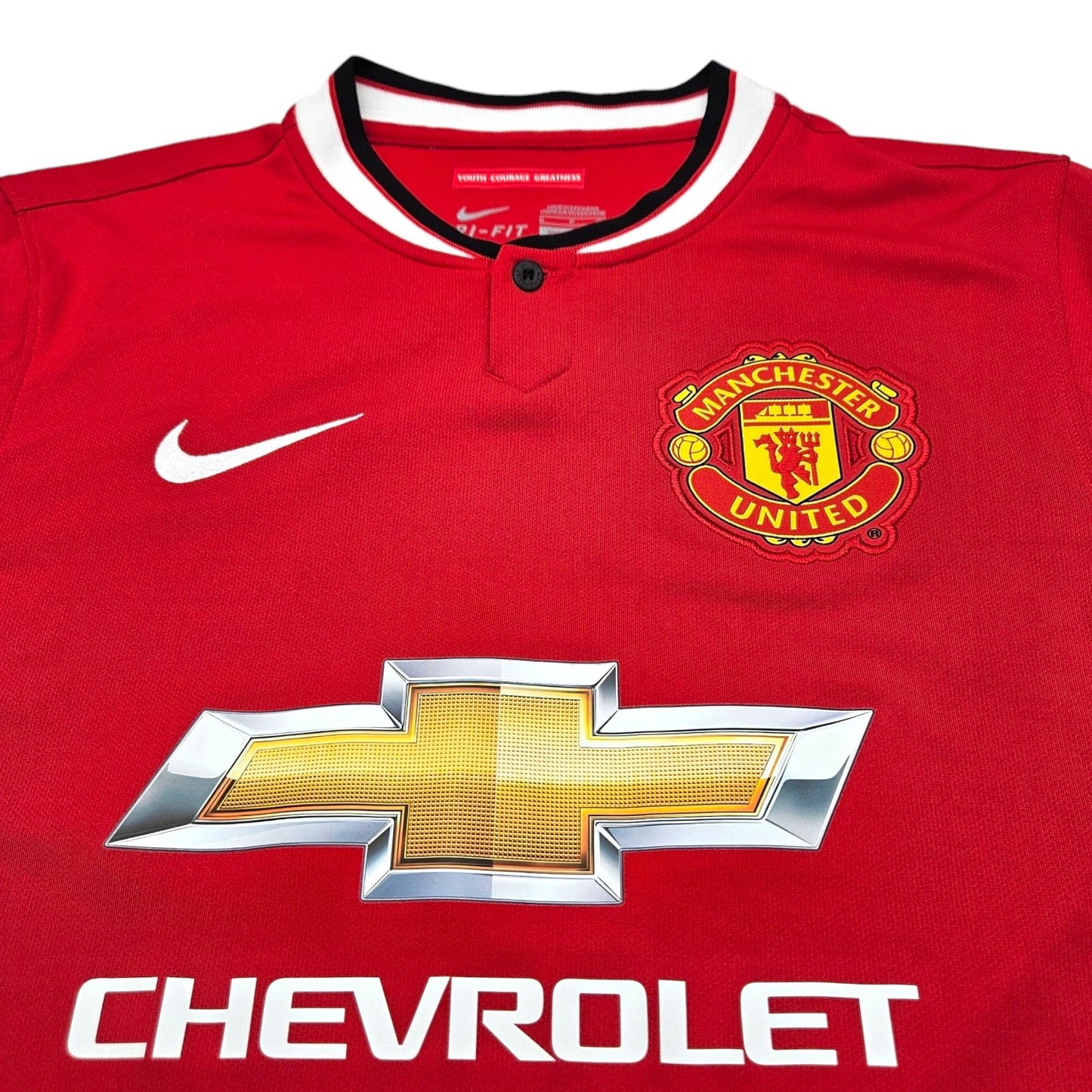 2014/15 Manchester United Home Football Shirt (S) Nike # 7 Di Maria