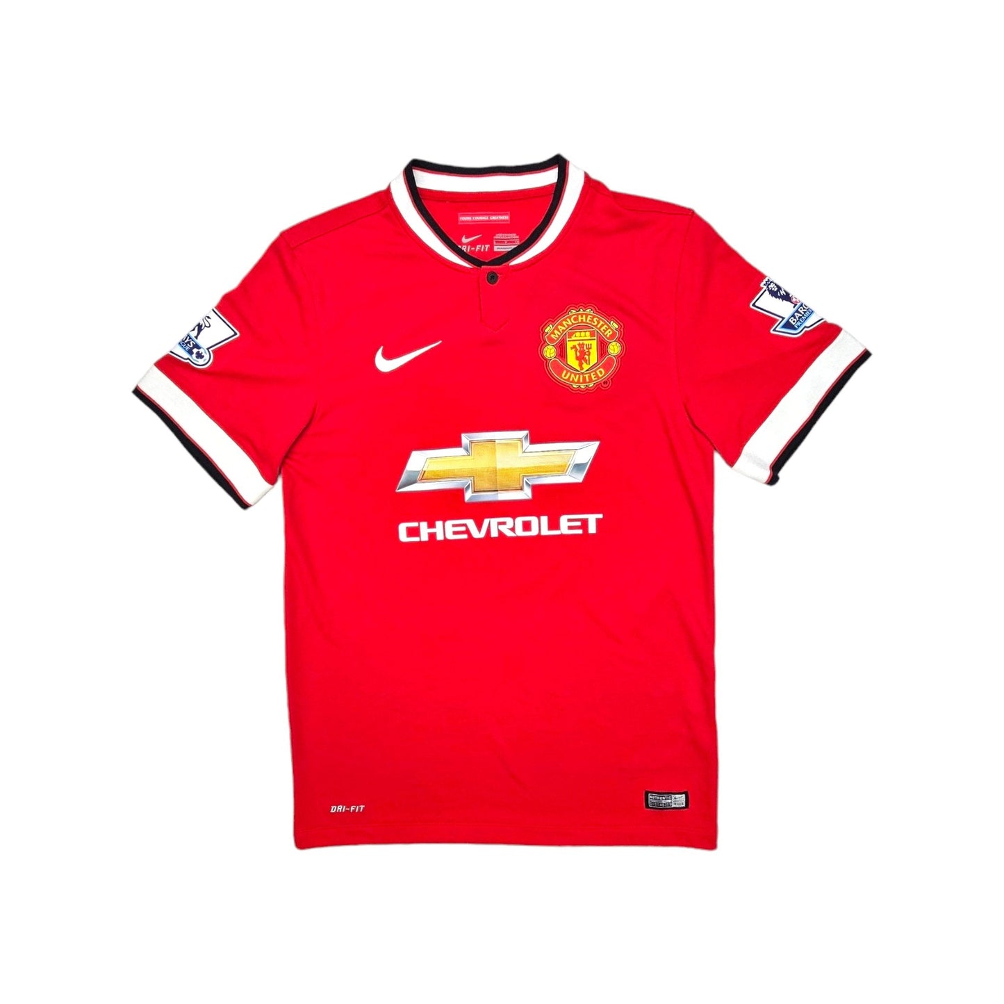 2014/15 Manchester United Home Football Shirt (S) Nike # 7 Di Maria