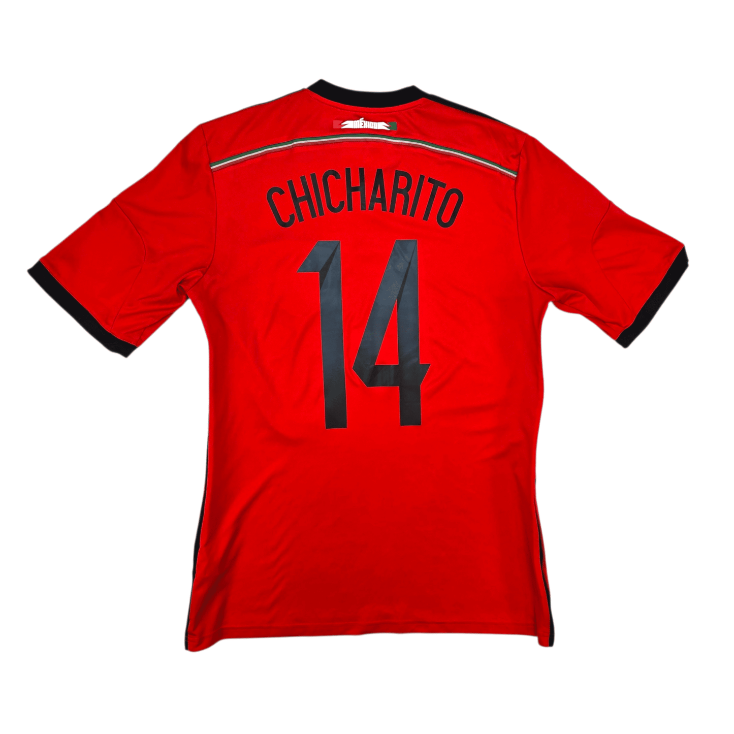 2014/15 Mexico Away Football Shirt (M) Adidas #14 Chicharito