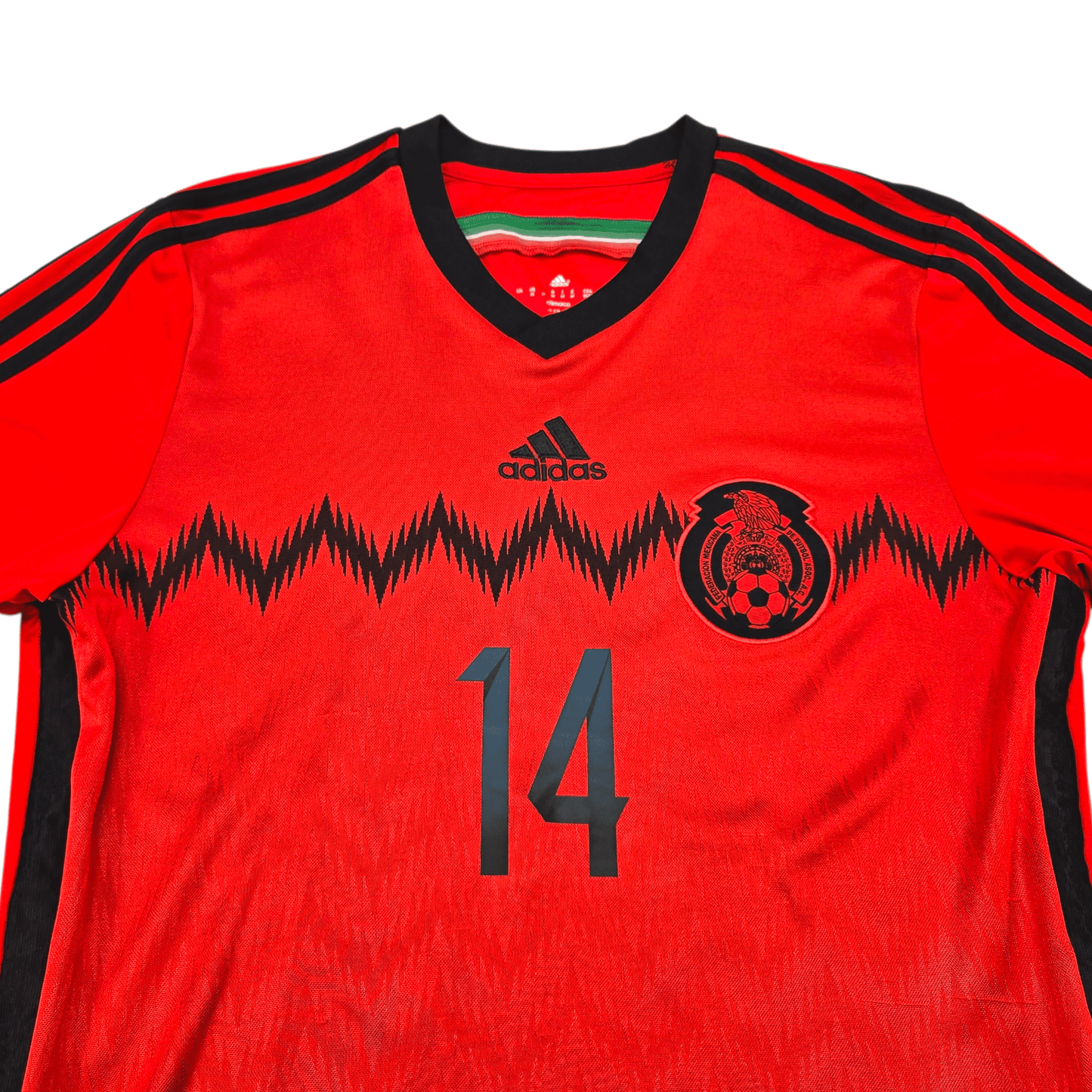 2014/15 Mexico Away Football Shirt (M) Adidas #14 Chicharito