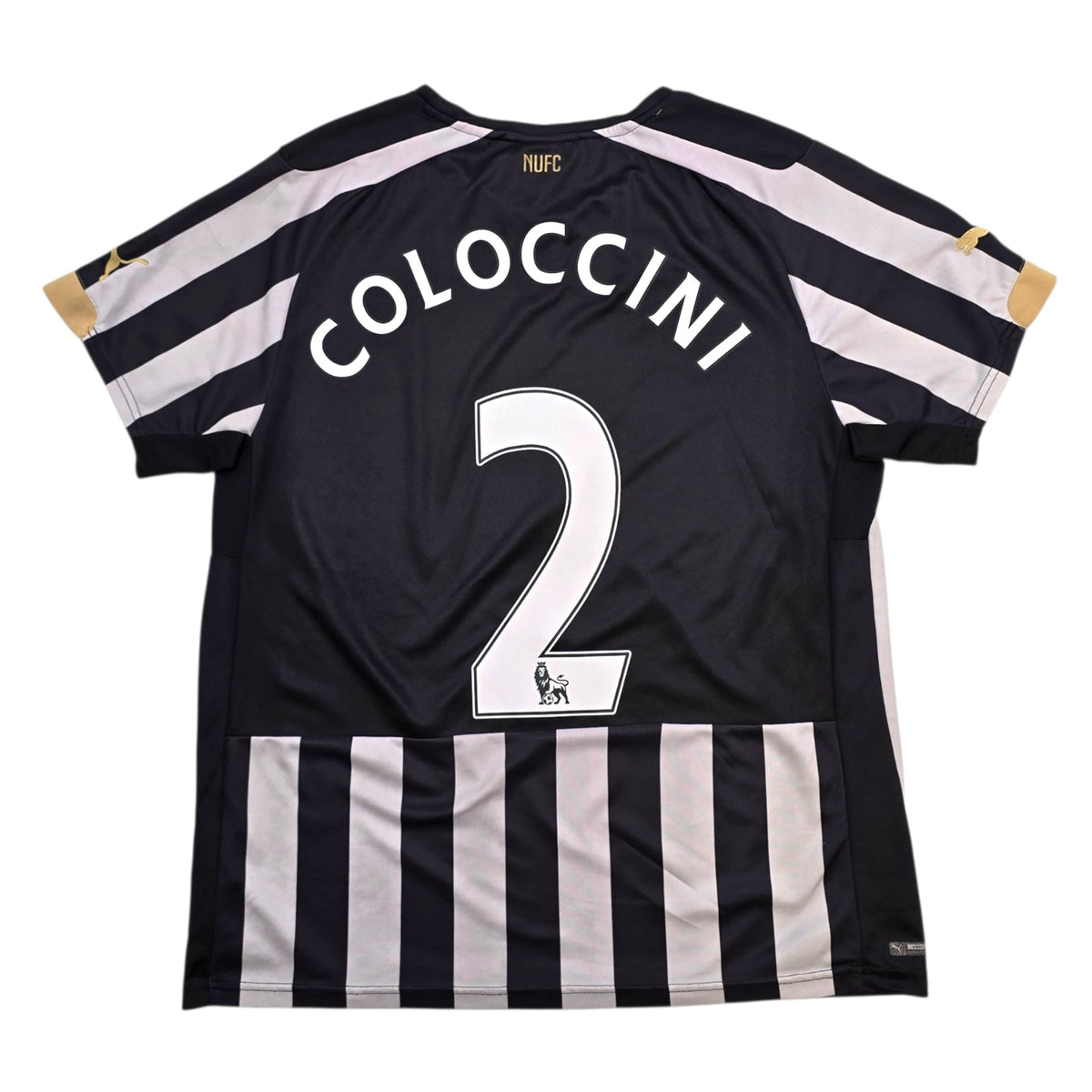2014/15 Newcastle United Home Football Shirt (M) Puma #2 Coloccini