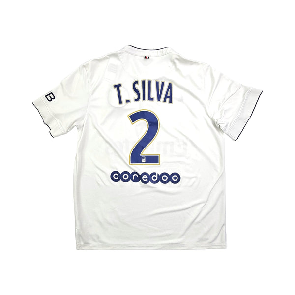 2014/15 PSG Away Football Shirt (L) Nike #2 T.Silva
