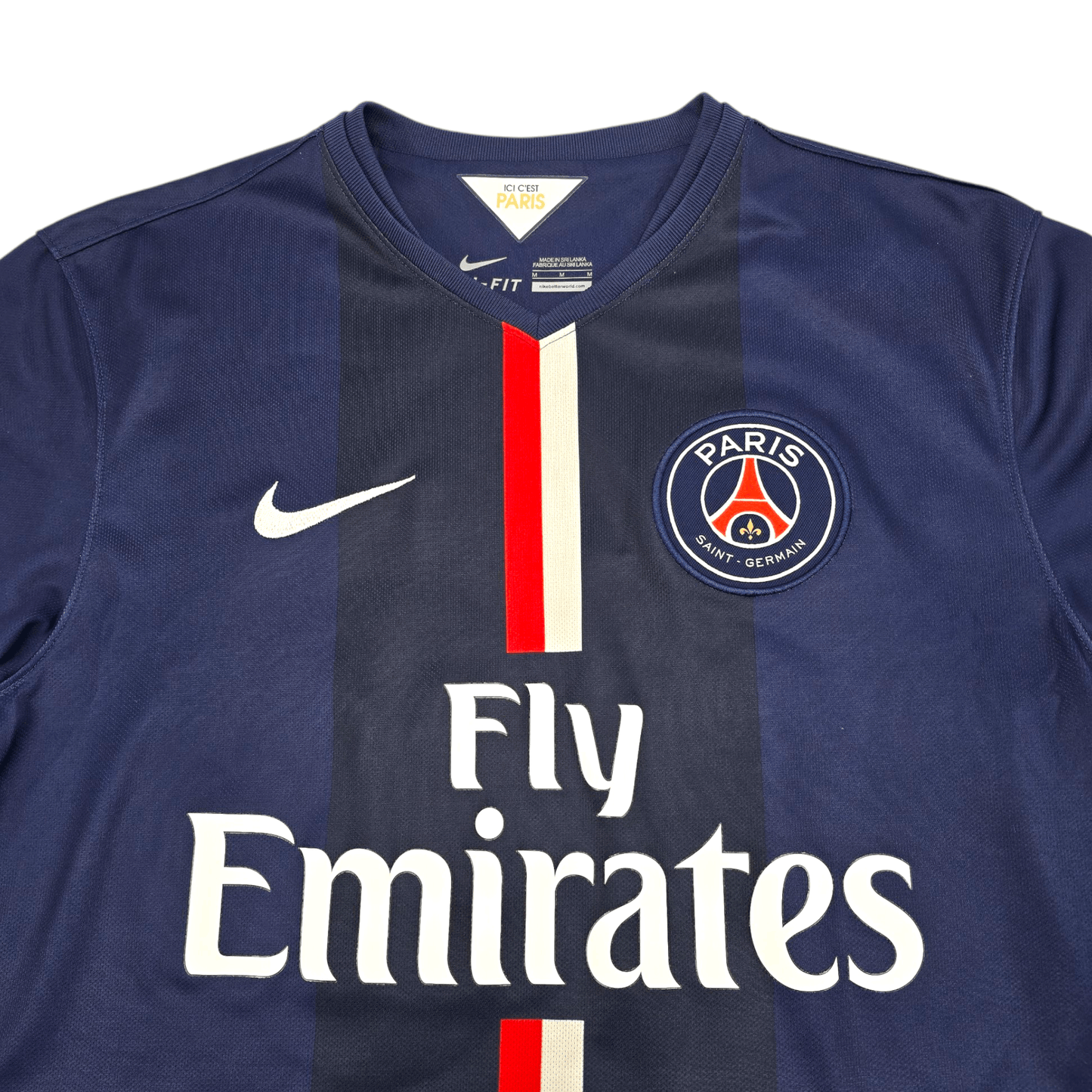 2014/15 PSG Home Football Shirt (M) Nike #10 Ibrahimovic