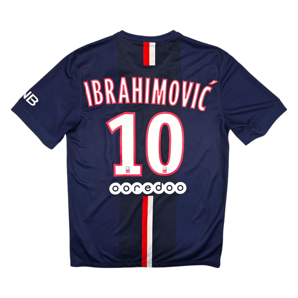 2014/15 PSG Home Football Shirt (M) Nike #10 Ibrahimovic