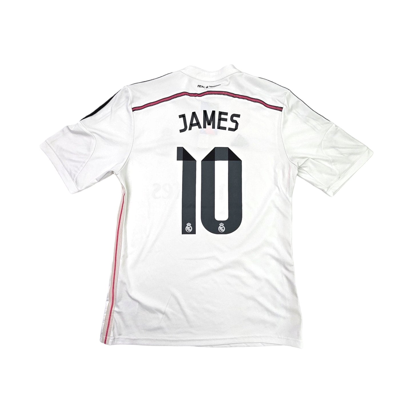 2014/15 Real Madrid Home Football Shirt (L) Adidas #10 James