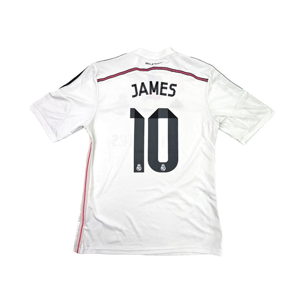 2014/15 Real Madrid Home Football Shirt (L) Adidas #10 James