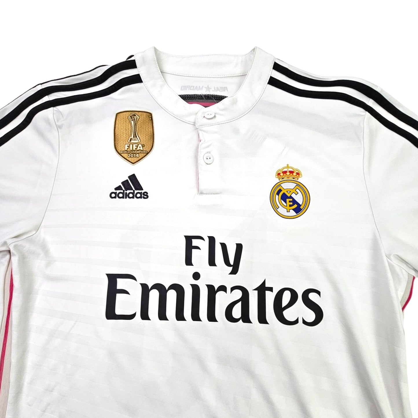 2014/15 Real Madrid Home Football Shirt (L) Adidas #10 James