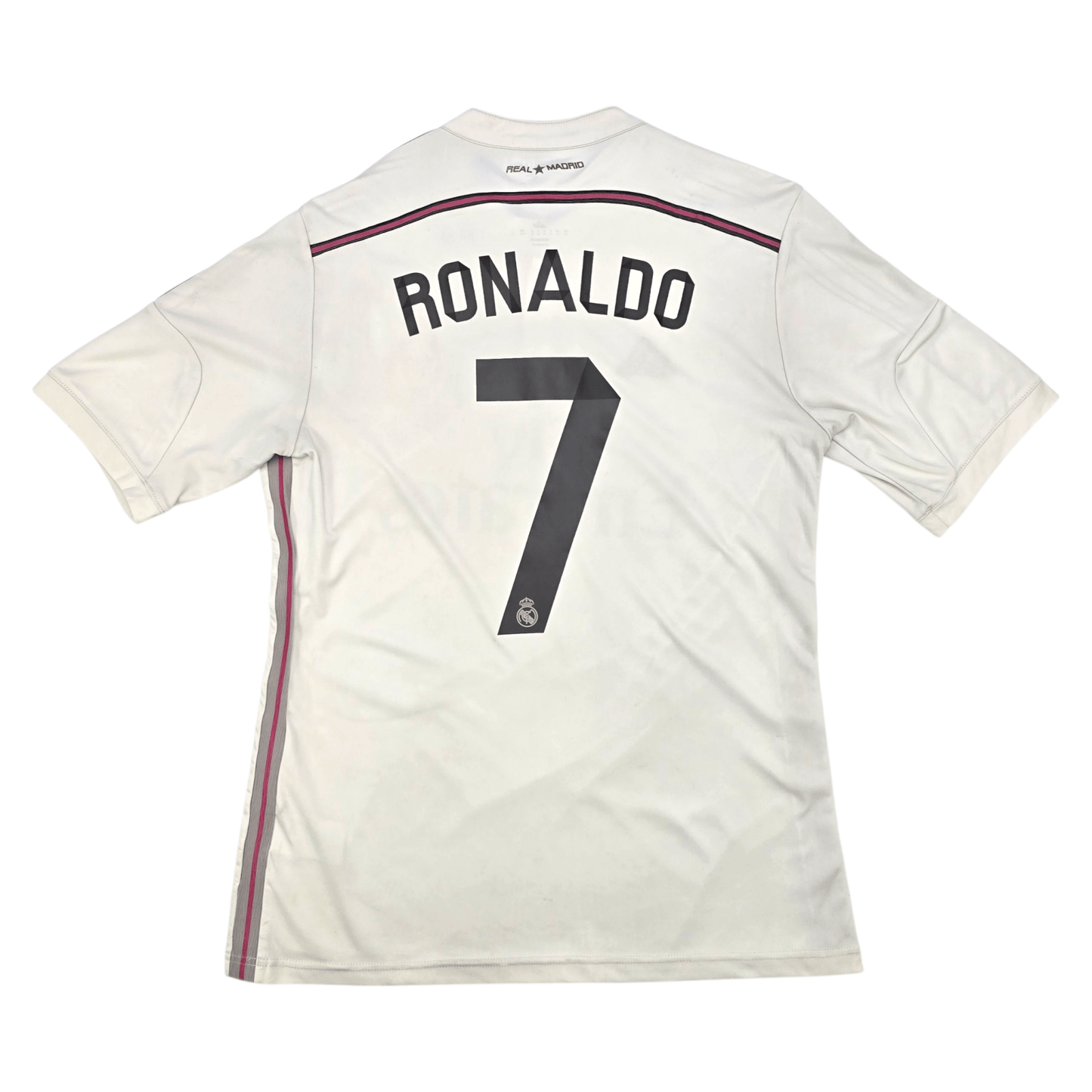 2014/15 Real Madrid Home Football Shirt (L) Adidas #7 Ronaldo