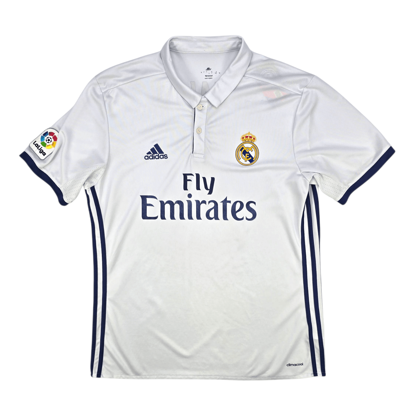 2014/15 Real Madrid Home Football Shirt (M) Adidas #7 Ronaldo