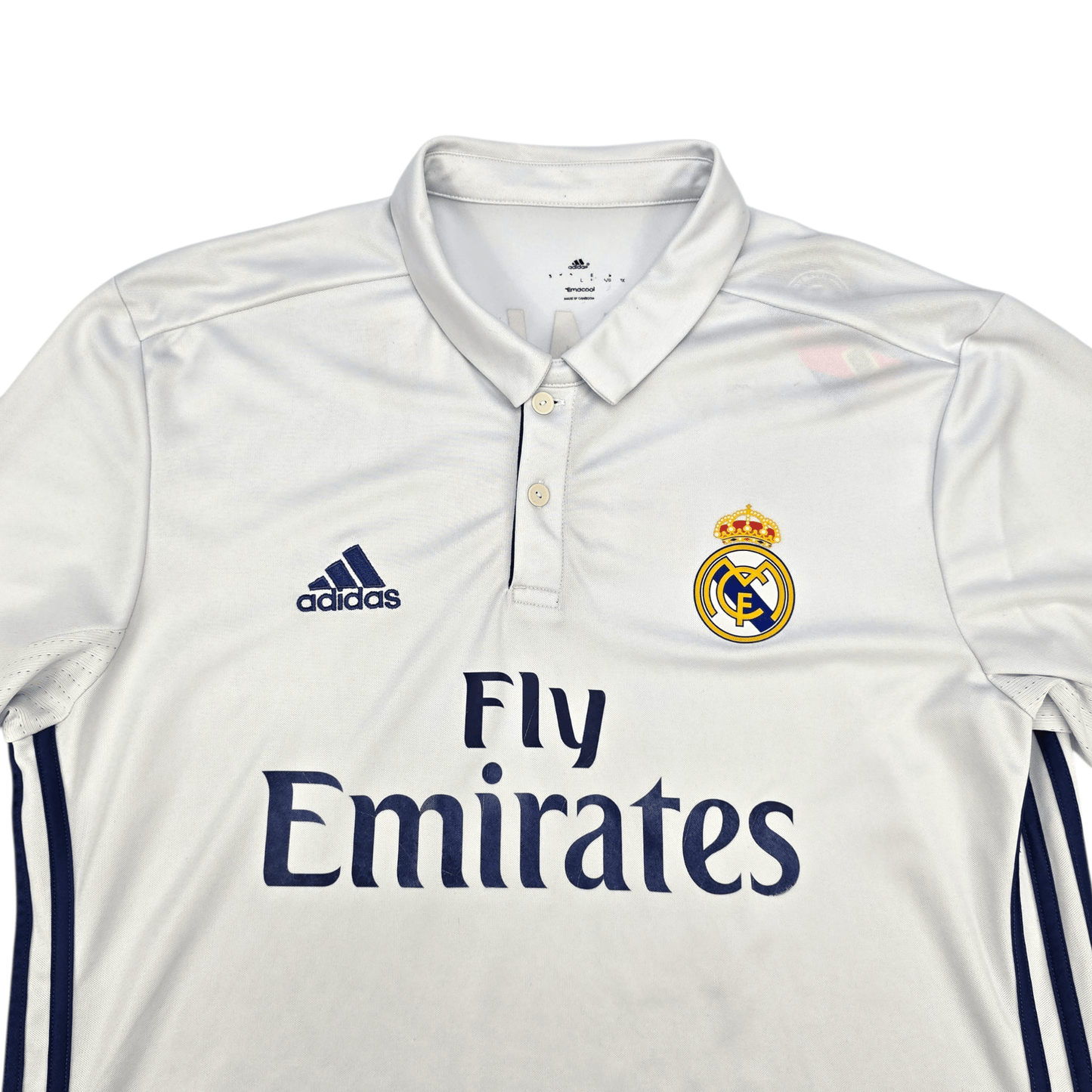 2014/15 Real Madrid Home Football Shirt (M) Adidas #7 Ronaldo