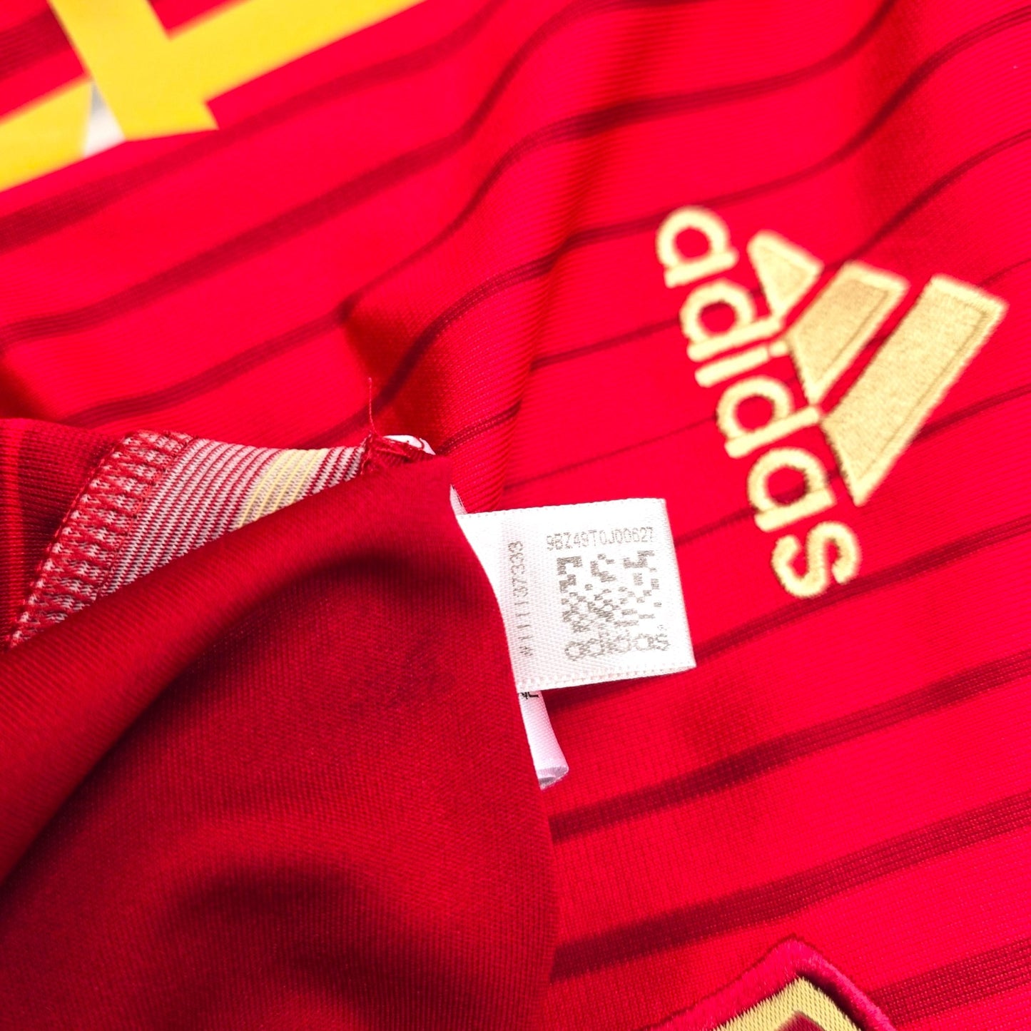 2014/15 Spain Home Football Shirt (M) Adidas #14 Alonso