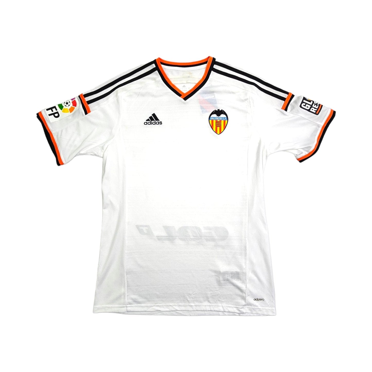 2014/15 Valencia Home Football Shirt (L) Adidas