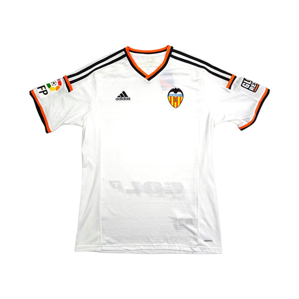 2014/15 Valencia Home Football Shirt (L) Adidas