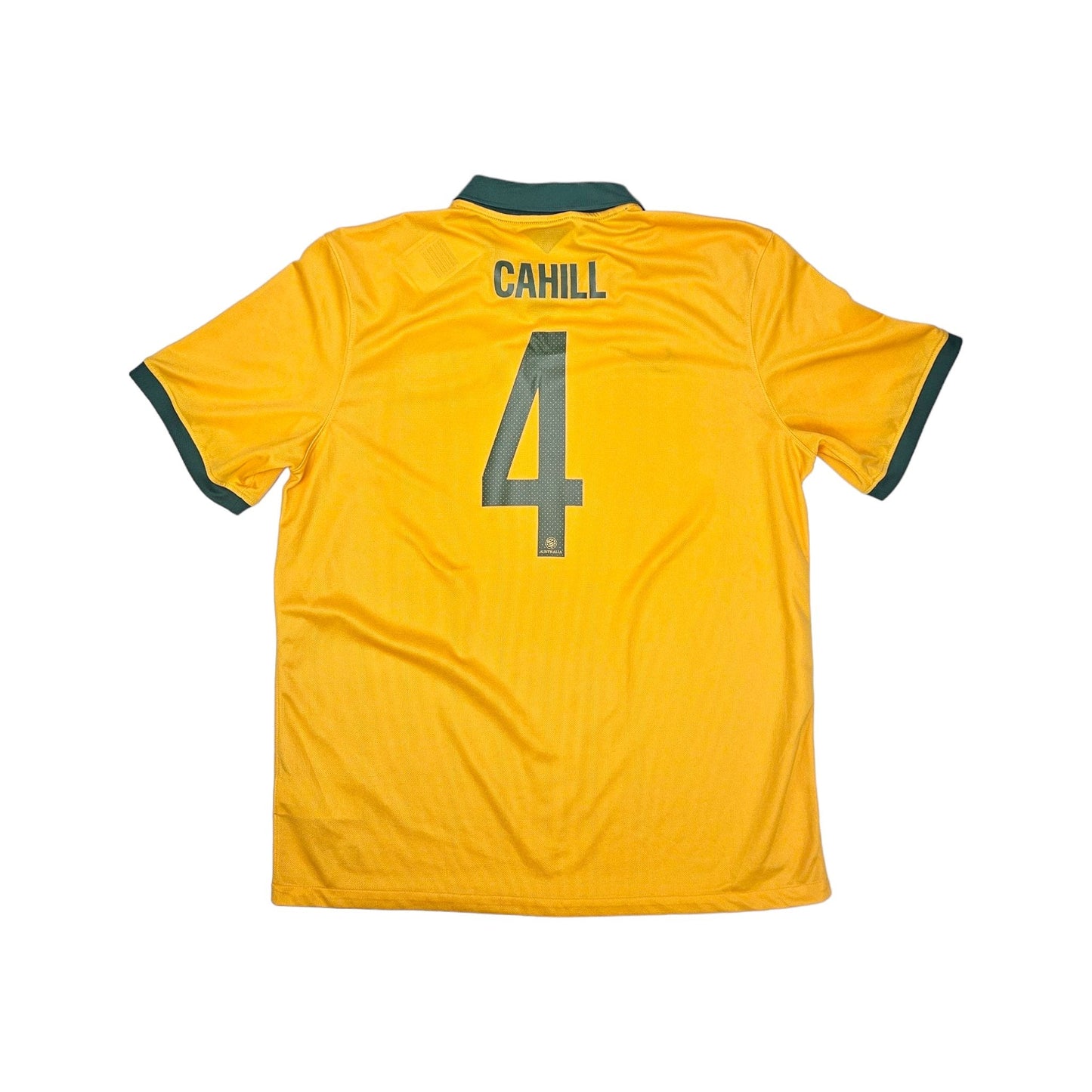 2014/16 Australia Home Football Shirt (XL) Nike #4 Cahill
