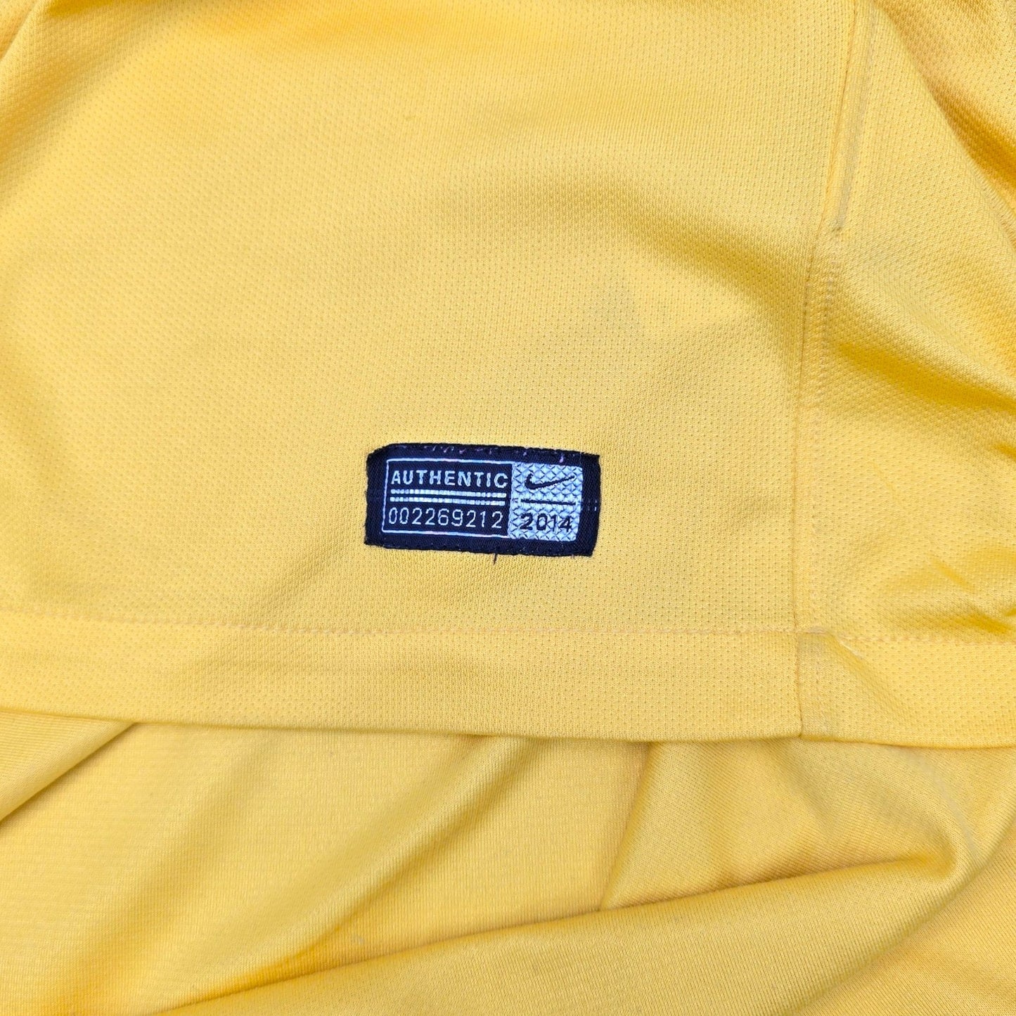 2014/16 Brazil Home Football Shirt (XL) Nike #3 Silva