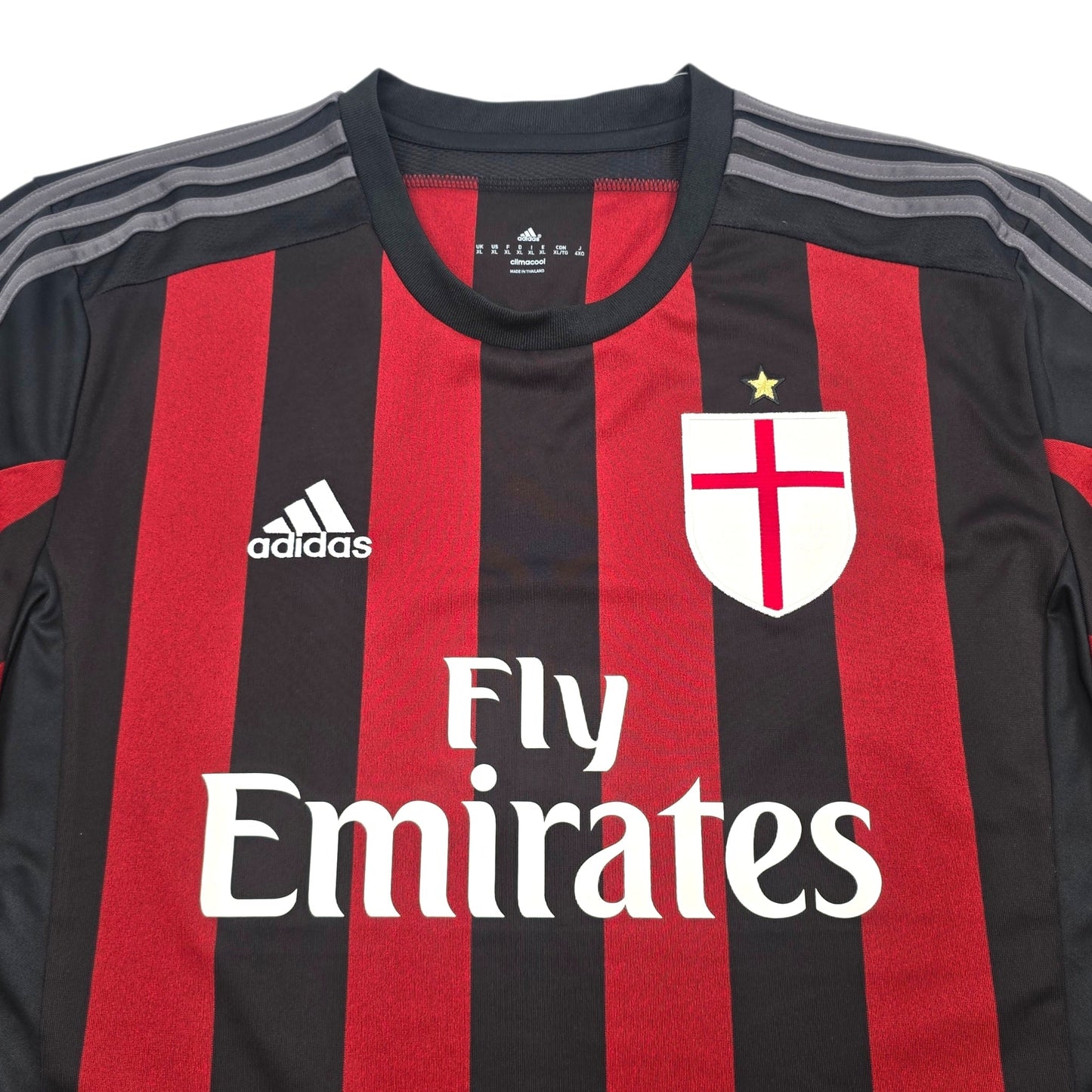 2015/16 AC Milan Home Football Shirt (XL) Adidas