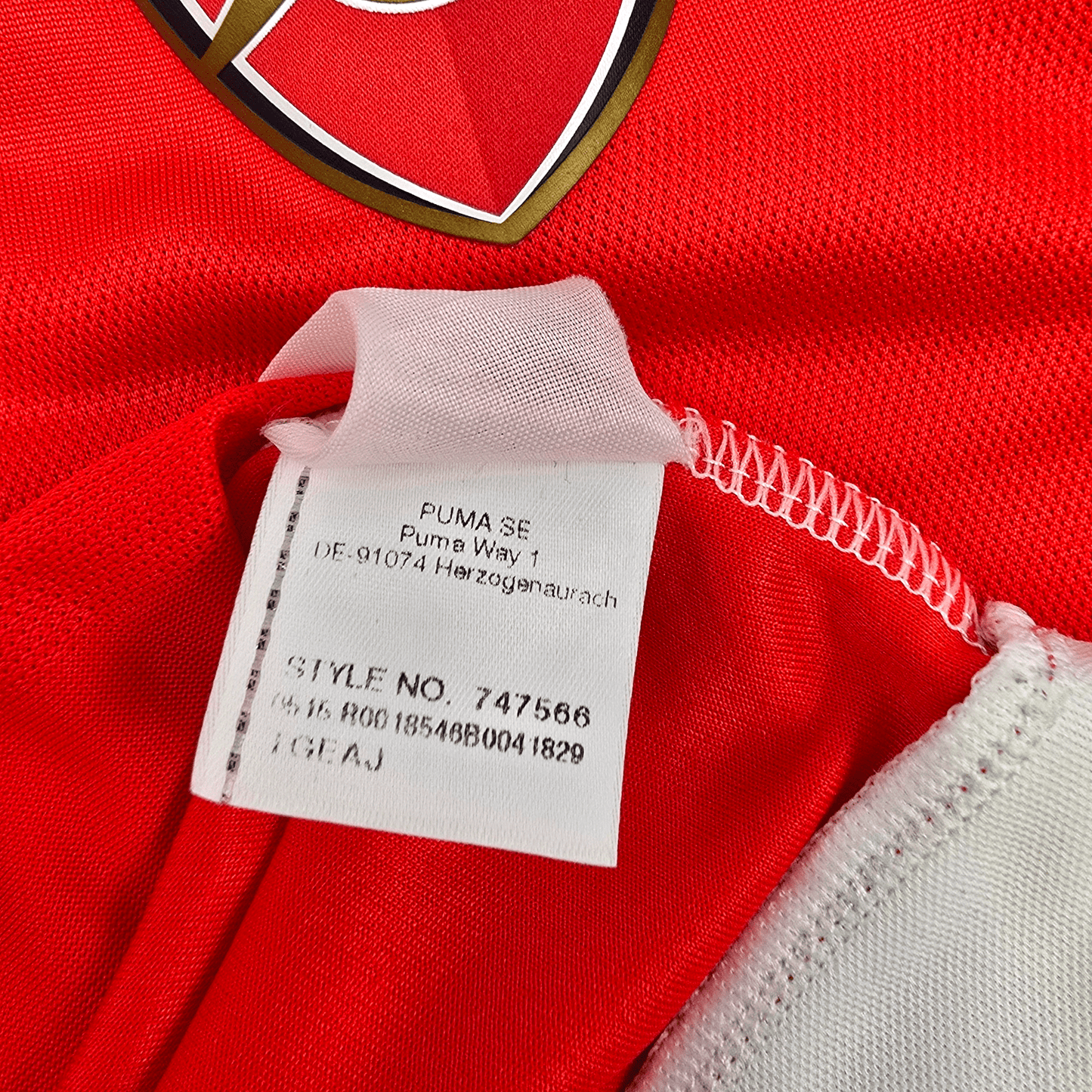 2015/16 Arsenal Home Football Shirt (M) Puma #12 Giroud