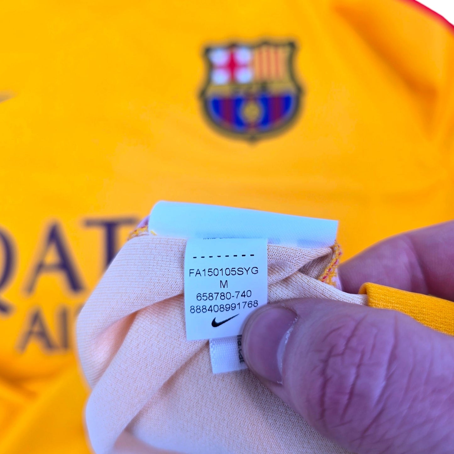 2015/16 Barcelona Goal Keeper Football Shirt (M) Nike #1 Ter Stegen (BNWTs)