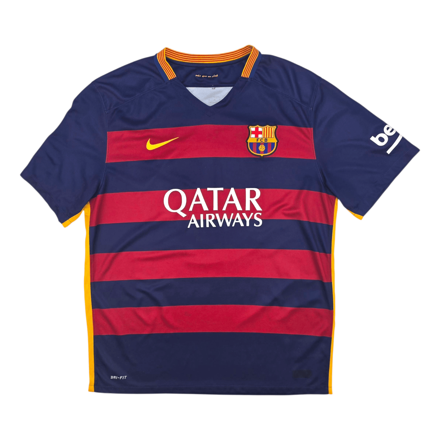 2015/16 Barcelona Home Football Shirt (XL) Nike #8 A.Iniesta
