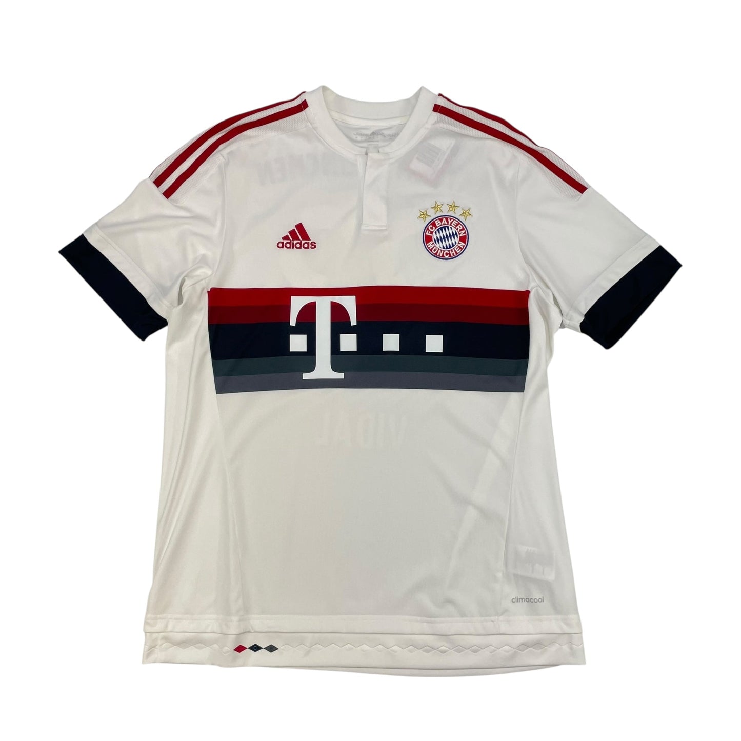 2015/16 Bayern Munich Away Football Shirt (L) Adidas #23 Vidal