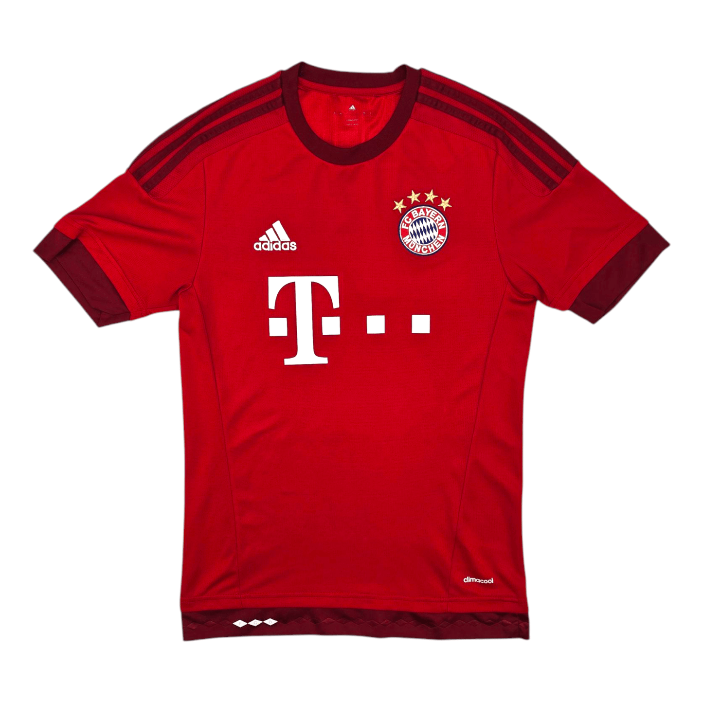 2015/16 Bayern Munich Home Football Shirt (S) Adidas #9 Lewandowski