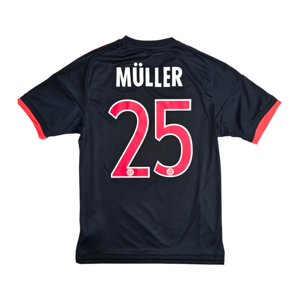 2015/16 Bayern Munich Third Football Shirt (S) Adidas #25 Muller