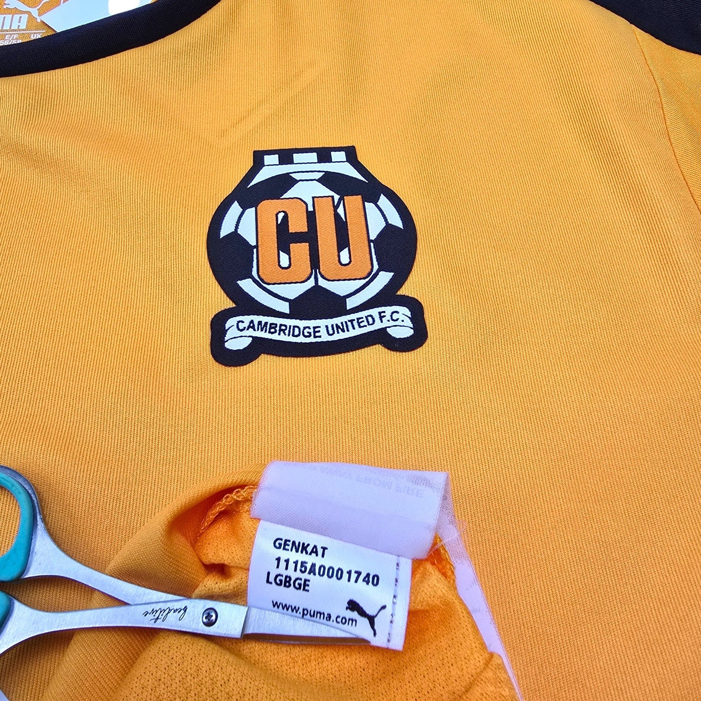 2015/16 Cambridge United Home Football Shirt (XL) Puma